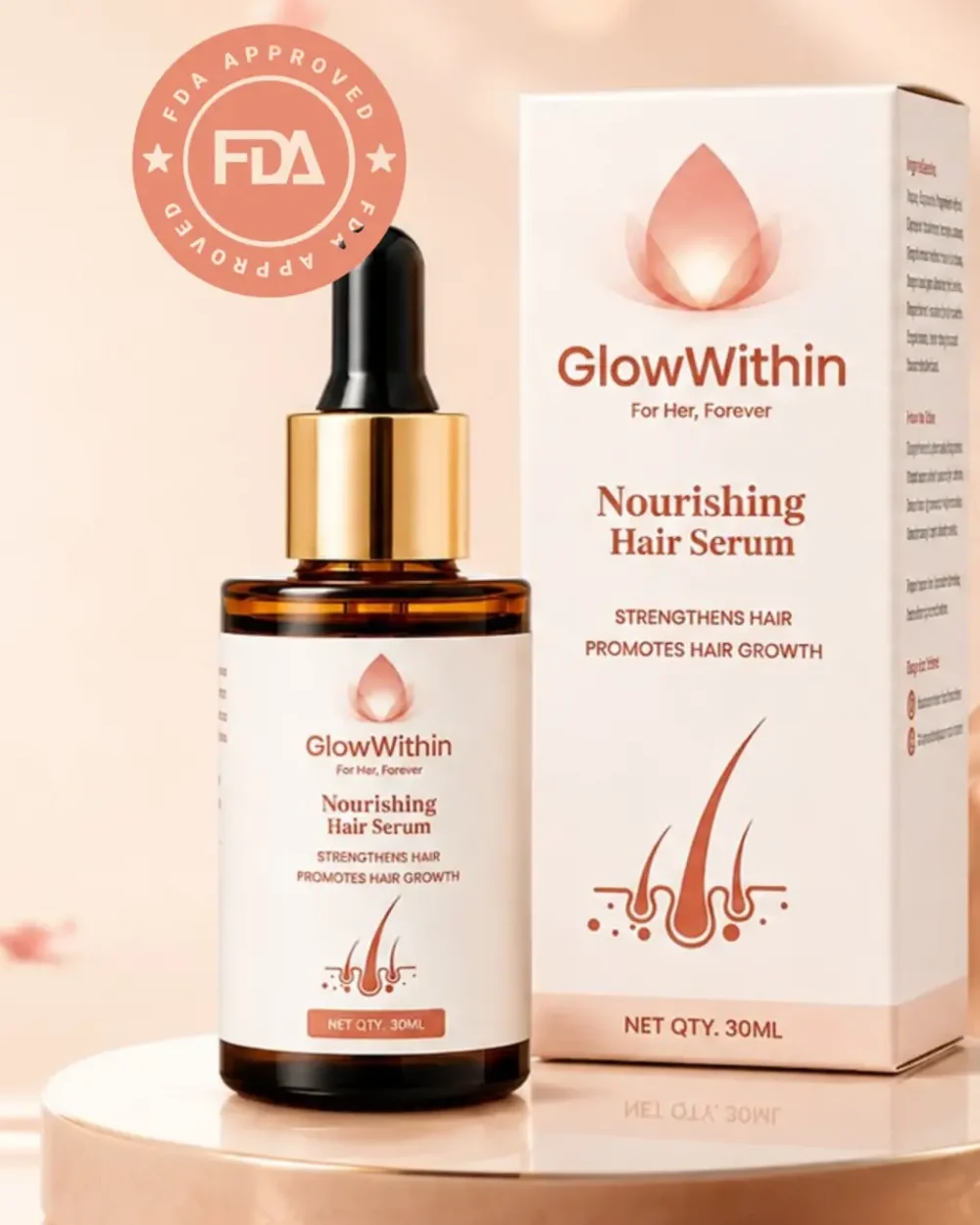 GlowWithin™ Nourishing Hair Serum — 30 ml