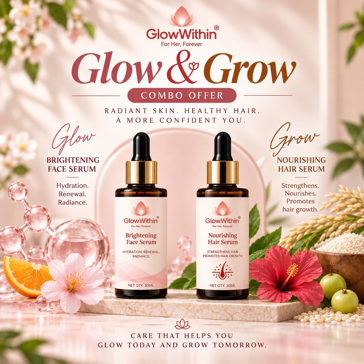GlowWithin™ Glow & Grow Combo