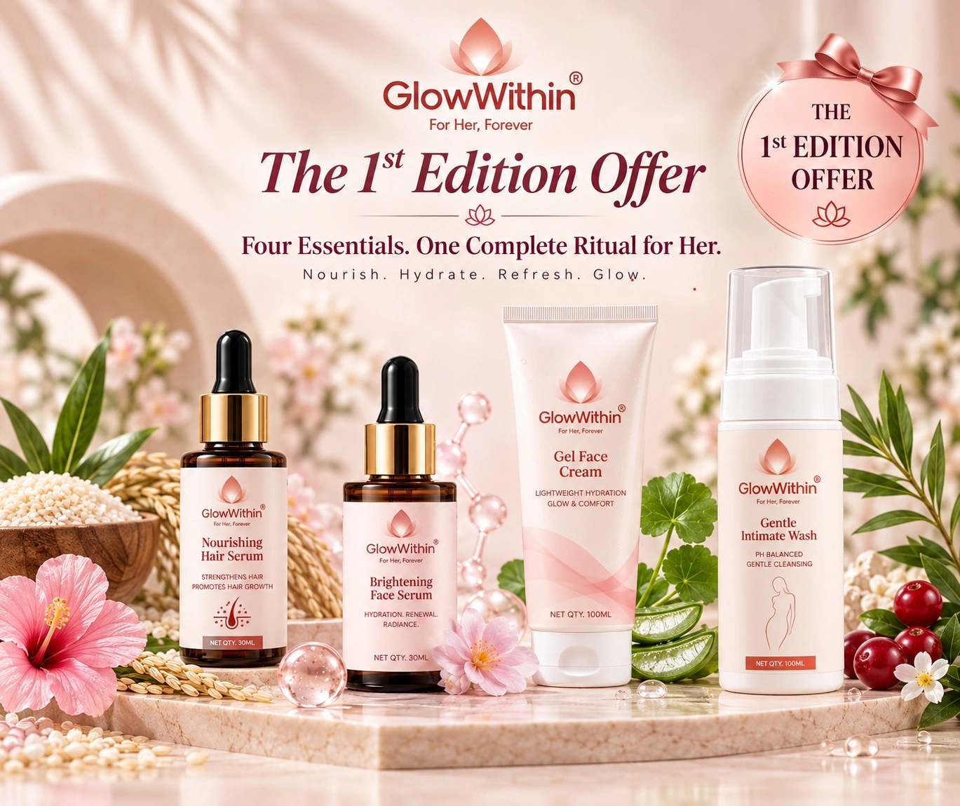 GlowWithin™ Complete Wellness Pack — First Edition Offer